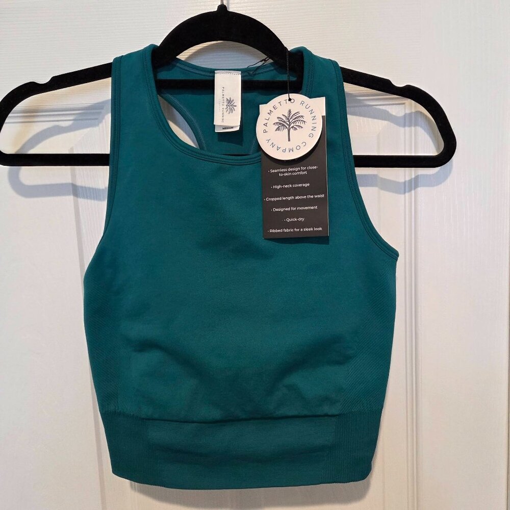 =PR= Run + Walk Women's size medium Force Seamless Crop Tank NWT